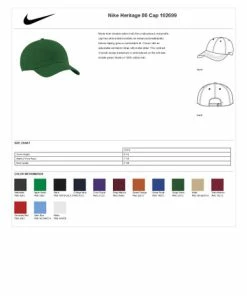 Nike Heritage 86 Cap -Golf Clubs Sales 2023 102699 Spec Sheet 56596.1673358303