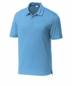 Sport-Tek ® PosiCharge ® Strive Polo -Golf Clubs Sales 2023 10882 CarolinaBl 5 ST530CarolinaBlFormFront 337W 93701.1674139957