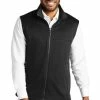 Port Authority® Collective Smooth Fleece Vest -Golf Clubs Sales 2023 11115 DeepBlack 1 F906DeepBlackModelFront 1200W 24787.1673454244