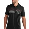 Travis Mathews Travis Mathew Coto Performance Chest Stripe Polo -Golf Clubs Sales 2023 28075 Black 0 TM1MY400BlackModelFront 1200W 32103.1673456956