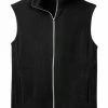 Port Authority® Microfleece Vest -Golf Clubs Sales 2023 5098 Black 5 F226BlackFlatFront 1200W 88815.1673717498