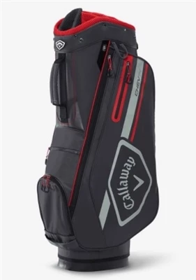 Callaway Chev 14 Cart Bag, Charcoal/Red 3 Callaway Chev 14 Cart Bag, Charcoal/Red