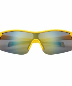 Sport Mirrored Sunglasses - Closeout -Golf Clubs Sales 2023 6206 yellow front 16529.1643497867