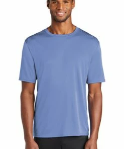 Port Authority Port & Company® Performance Tee -Golf Clubs Sales 2023 6522 CarolinaBlue 1 PC380CarolinaBlueModelFront 1200W 63524.1642956229