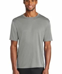 Port Authority Port & Company® Performance Tee -Golf Clubs Sales 2023 6522 GreyConcrete 1 PC380GreyConcreteModelFront 1200W 98330.1642956229