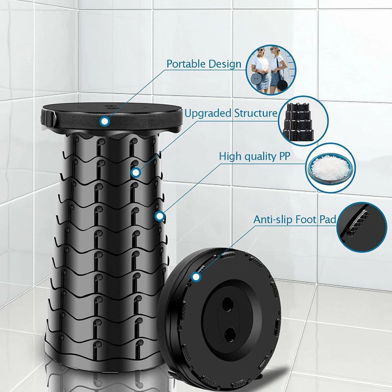 FTR Caddytrek Foldable Seat 3 FTR Caddytrek Foldable Seat