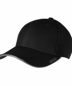 OGIO® ENDURANCE Circuit Cap -Golf Clubs Sales 2023 OE654 black flat front GA20 57403.1673365752