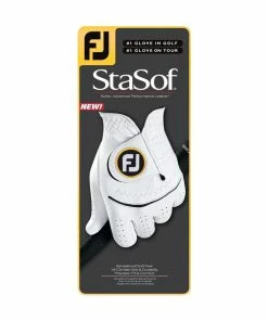 FootJoy Men's StaSof Glove - White - Prior Generation -Golf Clubs Sales 2023 footjoy stasof glove white 02 33838.1634240663