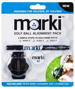 Marki Golf Ball Alignment Pack