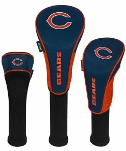 Team Effort NFL Set Of 3 Headcovers -Golf Clubs Sales 2023 mcarthur sports nfl set of 3 headcovers chicago bears
