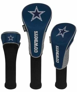 Team Effort NFL Set Of 3 Headcovers -Golf Clubs Sales 2023 mcarthur sports nfl set of 3 headcovers dallas cowboys