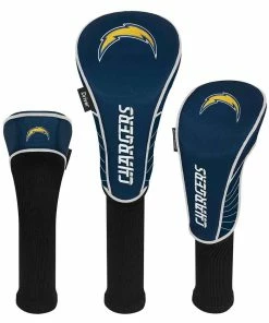 Team Effort NFL Set Of 3 Headcovers -Golf Clubs Sales 2023 mcarthur sports nfl set of 3 headcovers los angeles chargers