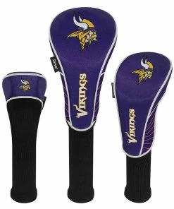 Team Effort NFL Set Of 3 Headcovers -Golf Clubs Sales 2023 mcarthur sports nfl set of 3 headcovers minnesota vikings