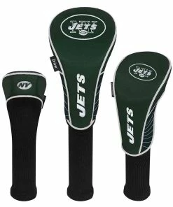 Team Effort NFL Set Of 3 Headcovers -Golf Clubs Sales 2023 mcarthur sports nfl set of 3 headcovers new york jets
