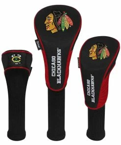 Team Effort NHL Set Of 3 Headcovers -Golf Clubs Sales 2023 mcarthur sports nhl set of 3 headcovers chicago blackhawks