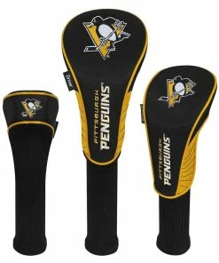 Team Effort NHL Set Of 3 Headcovers -Golf Clubs Sales 2023 mcarthur sports nhl set of 3 headcovers pittsburgh penguins