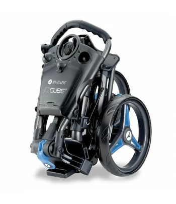Push Carts Motocaddy Cube 3 Wheel Push Cart - Black/Blue 5 Push Carts Motocaddy Cube 3 Wheel Push Cart - Black/Blue - Image 3