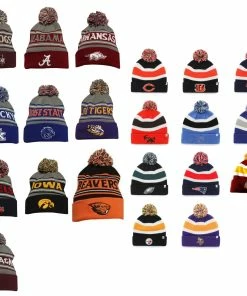 Bridgestone Golf NCAA & NFL Winter Cap BEANIE Toboggan PICK YOUR TEAM