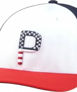 Puma Golf 2022 Pars And Stripes USA Limited Snapback Hat 110 Tour Exclusive
